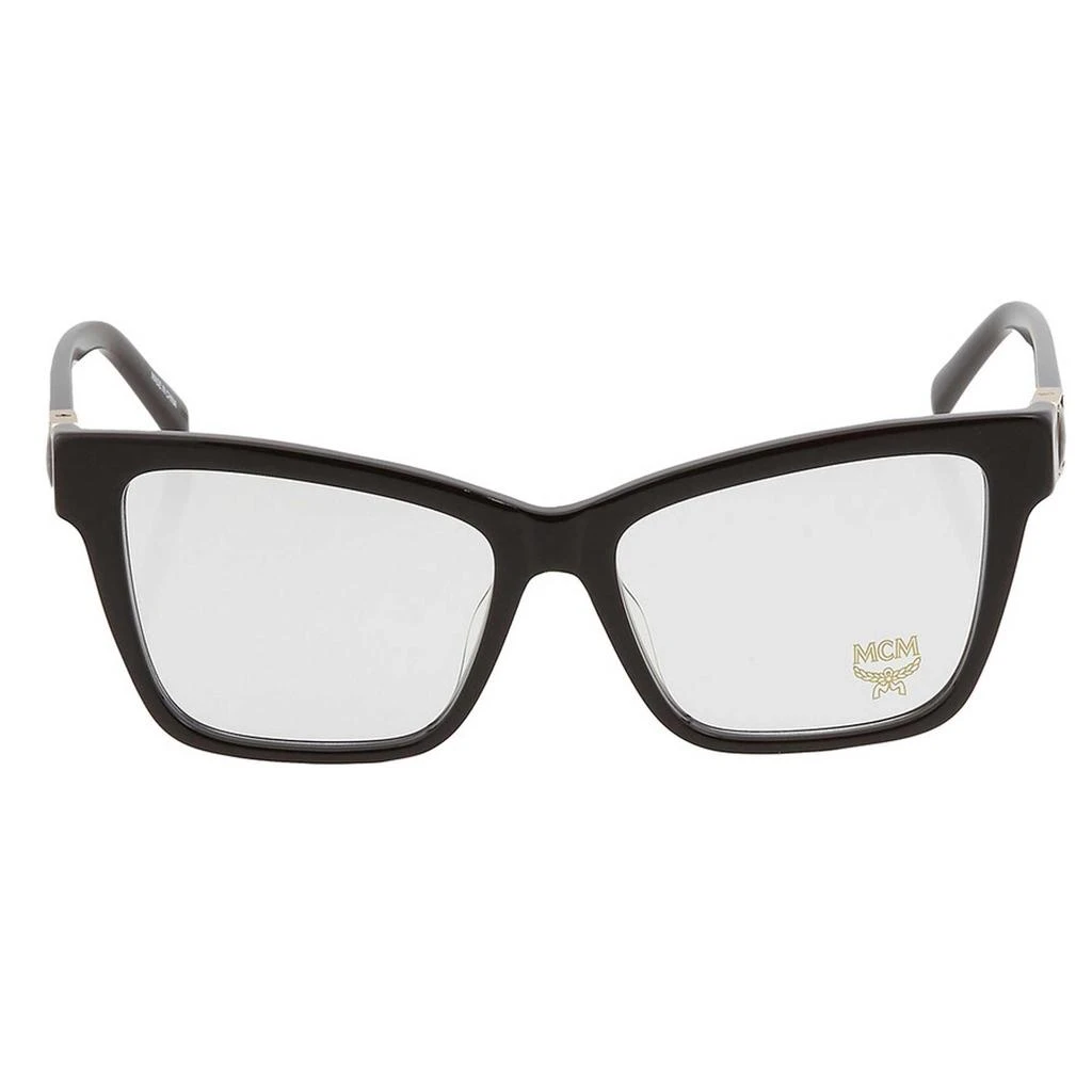 MCM MCM Women's Eyeglasses - Black Square Acetate Frame Clear Demo Lens | MCM2719 001 2