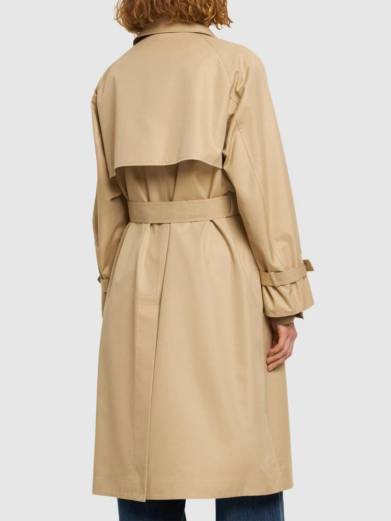 WEEKEND MAX MARA Canasta Cotton Blend Trench Coat 3