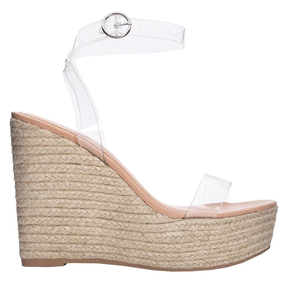 Chinese Laundry Ello Clear Espadrille Sandals