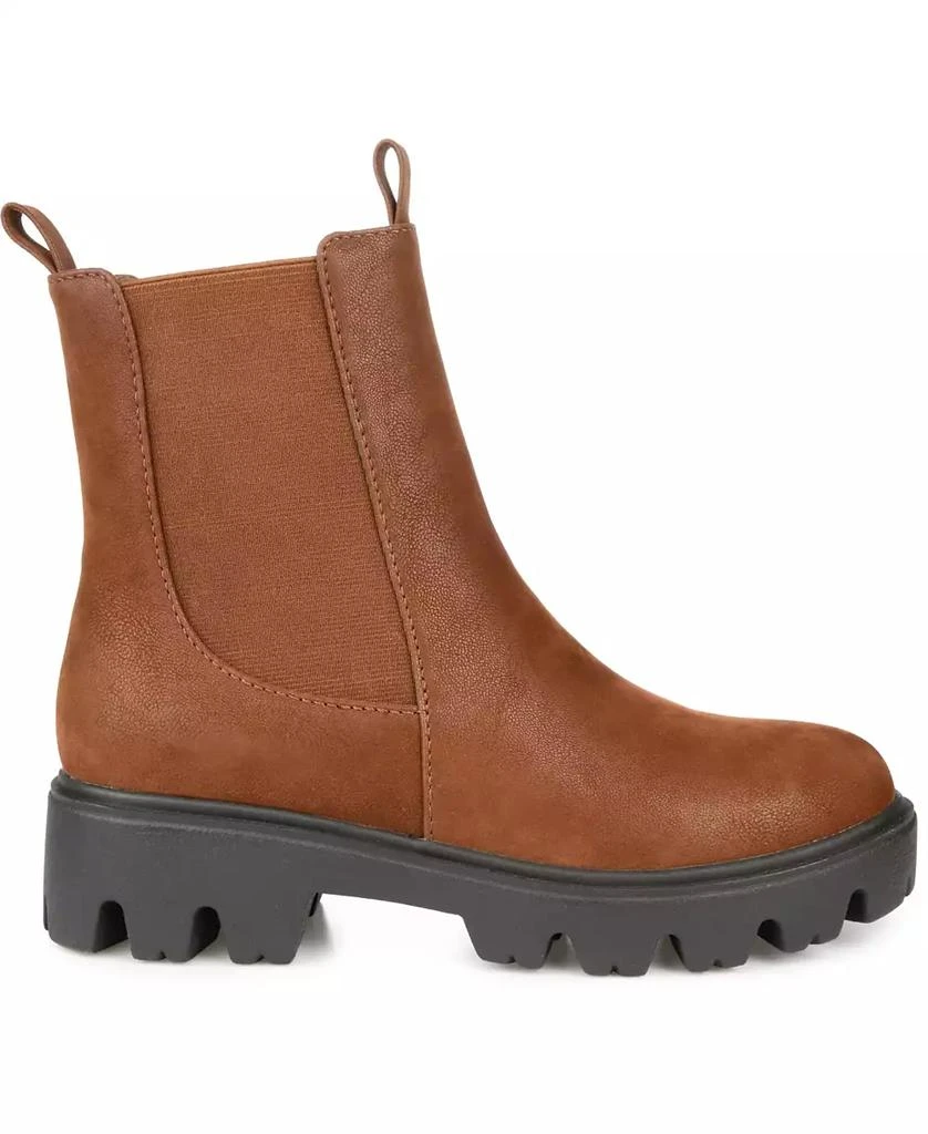 Journee Collection Women's Ivette Chelsea Lug Sole Booties 6