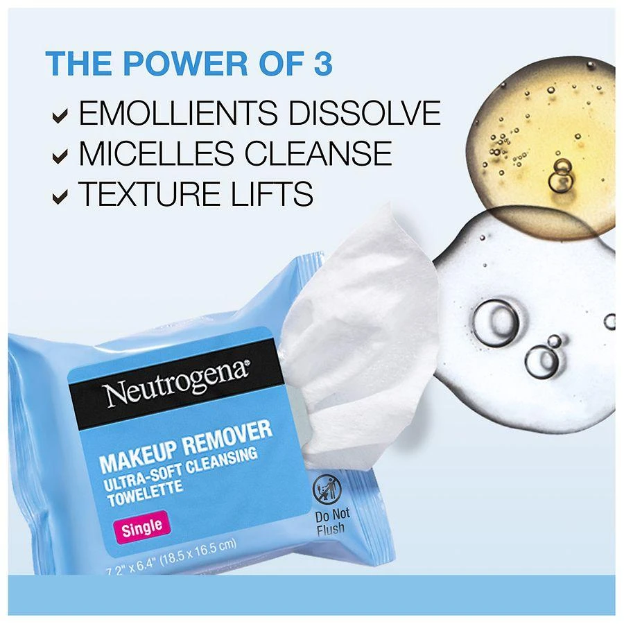 Neutrogena Cleansing Makeup Remover Wipes, Individually Wrapped Unspecified 11