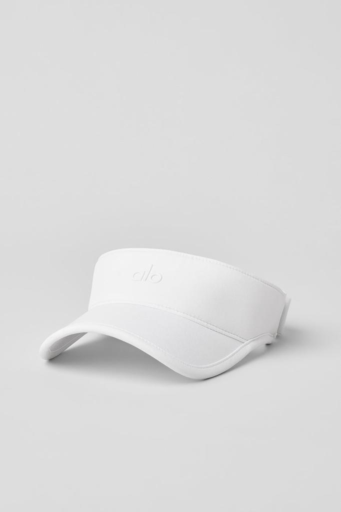 Alo Performance Eclipse Visor - White/White