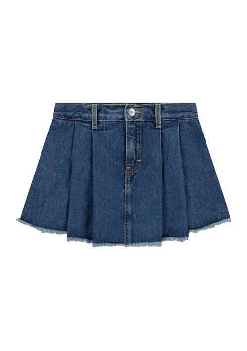 Levi's S Girls 4 6X Denim Pleated Skort 1