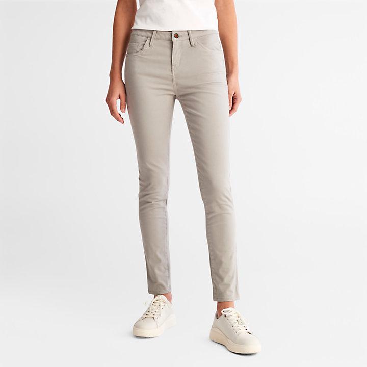 Timberland Mid-rise Super-skinny Trousers for Women in Grey