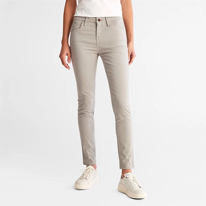 Timberland Mid-rise Super-skinny Trousers for Women in Grey 1