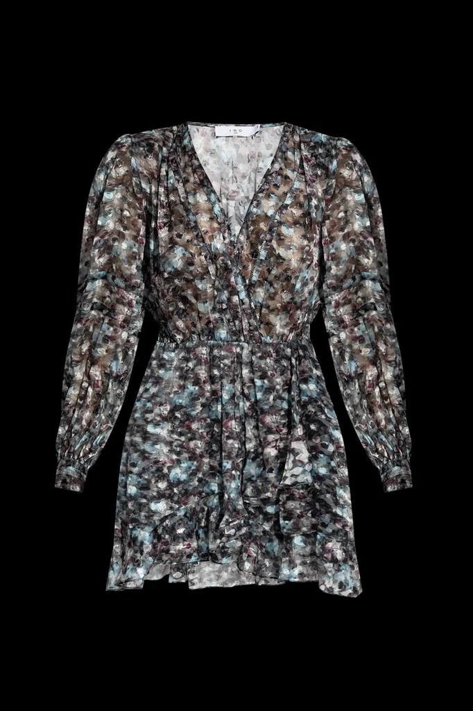 IRO Iro Long Sleeve Floral Motif Dress 1
