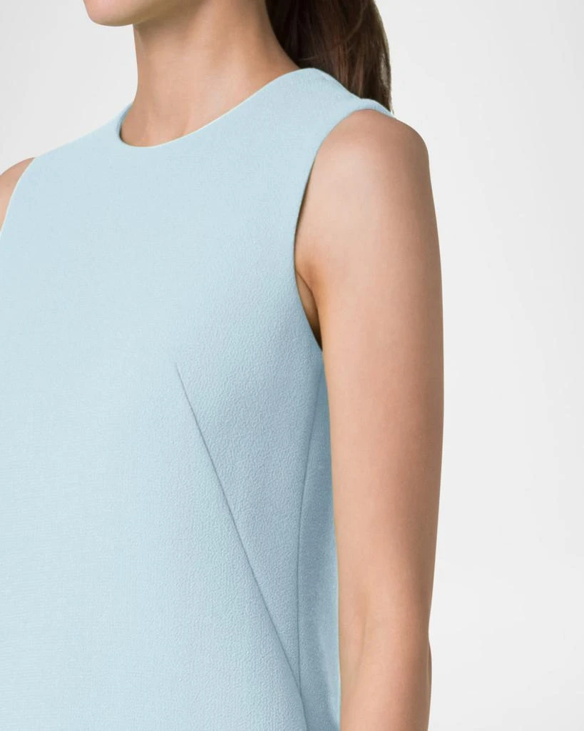Akris Sleeveless Wool Crepe Double-Face Sheath Dress 5
