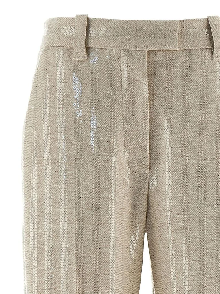 Brunello Cucinelli Brunello Cucinelli Sequin-Embellished Pants 3