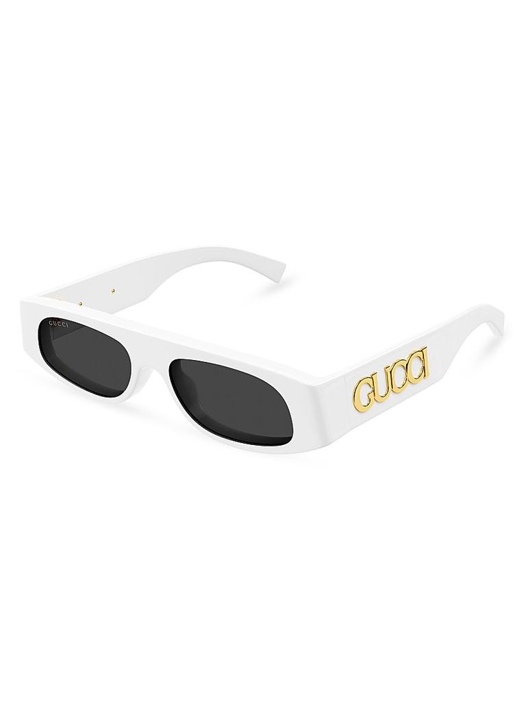 サングラス GUCCI WHITE ACETATE GEOMETRIC SUNGLASSES Gucci Geometric Acetate Butterfly Sunglasses | Neiman Marcus