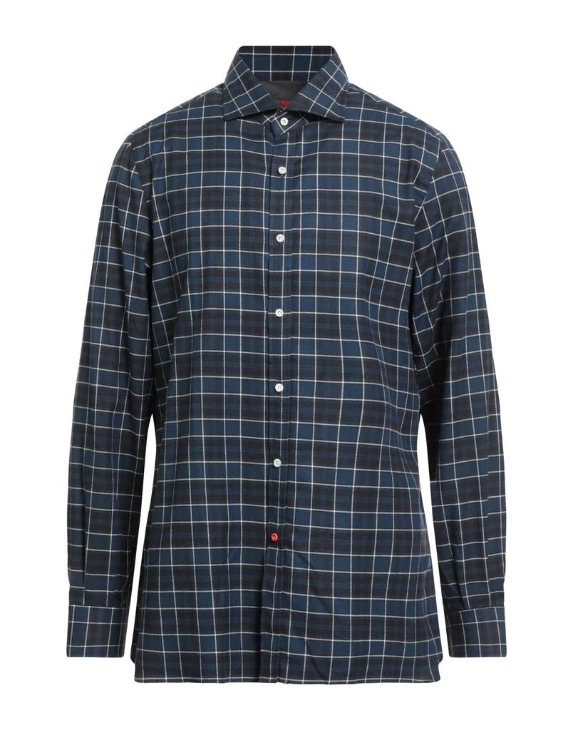 Isaia Checked shirt 1