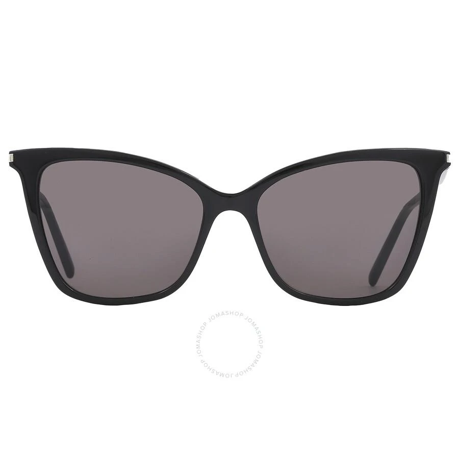 Saint Laurent Black Cat Eye Ladies Sunglasses SL 384 001 55 1