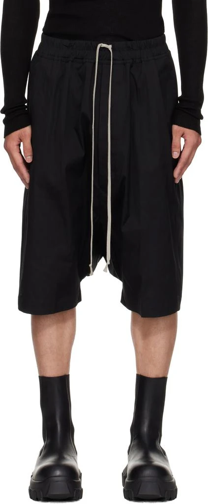Rick Owens Black Concordians Rick
s Pods Shorts 1