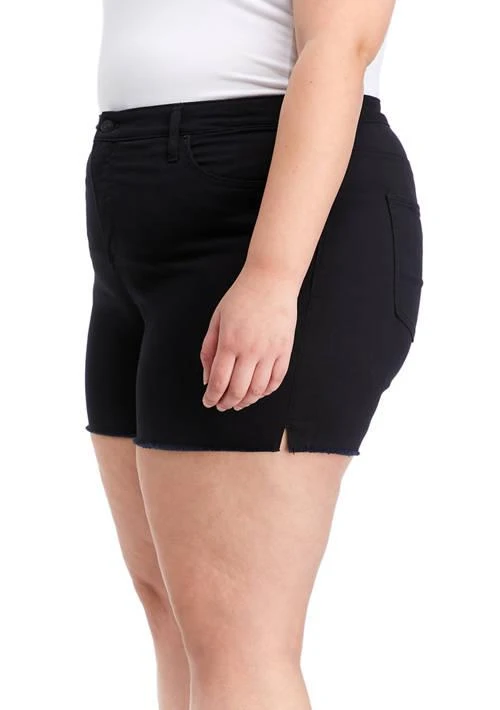 Crown & Ivy™ Ivy Plus Size Curvy Fit Denim Shorts 3
