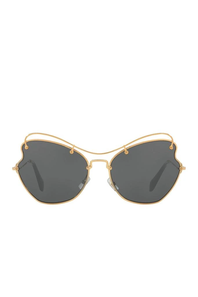 Miu Miu Butterfly 65mm Metal Frame Sunglasses 1