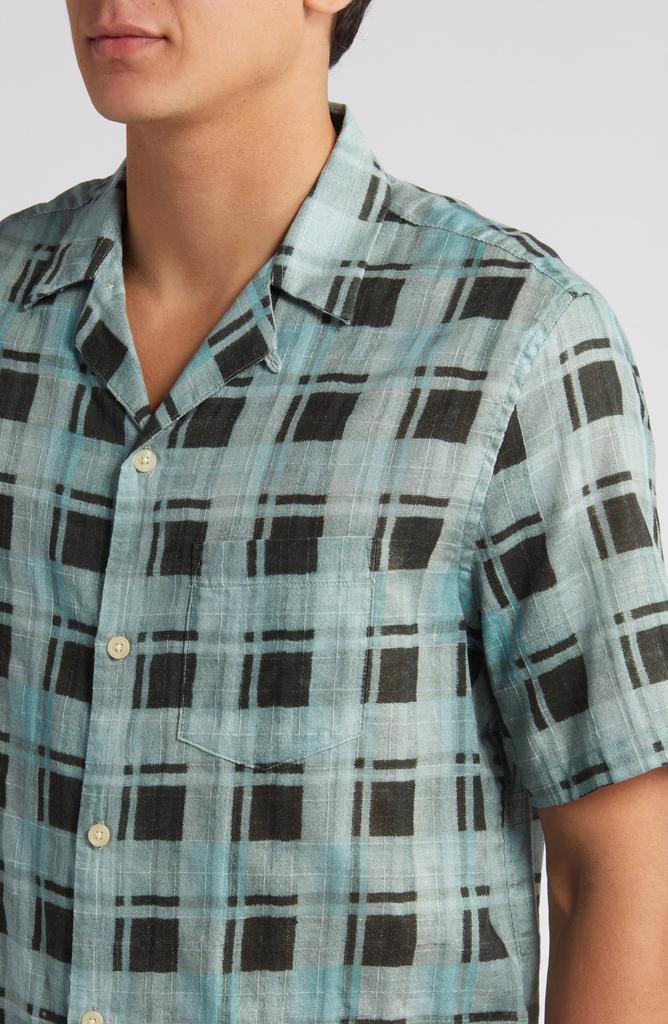 ALL SAINTS Big Sur Check Camp Shirt