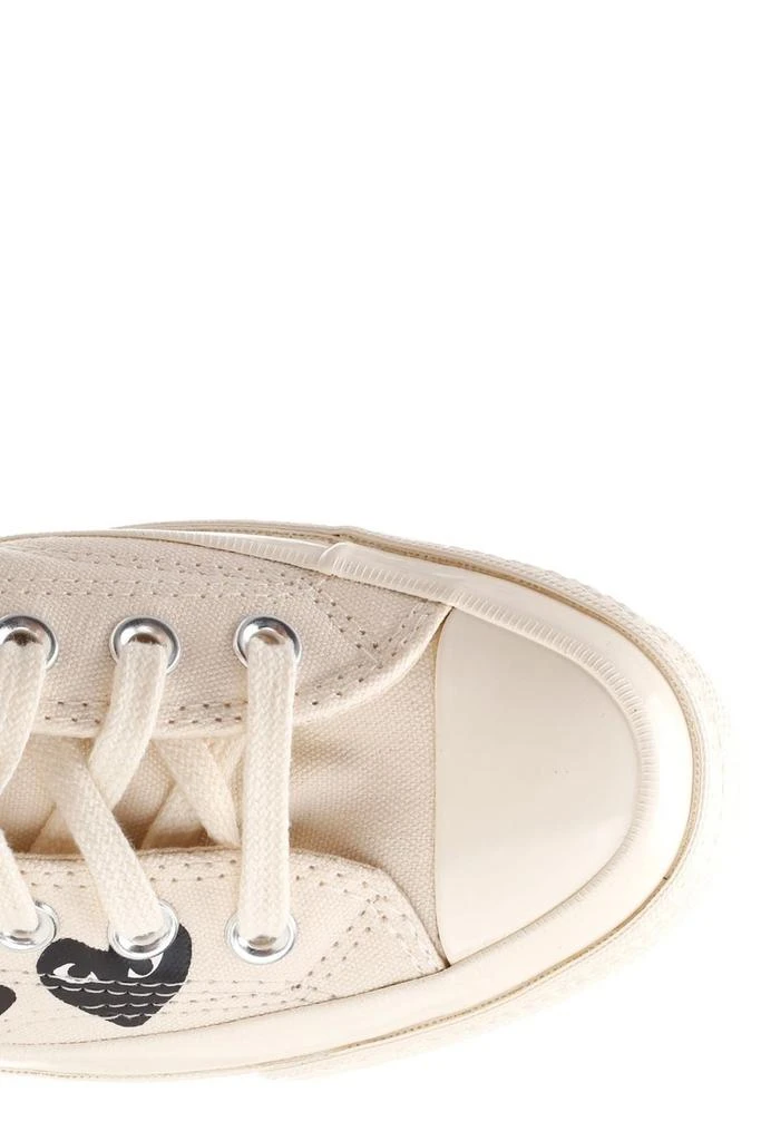 Comme des Garcons Comme des Garçons Play X Converse Chuck 70 Heart Printed Lace-Up Sneakers 4