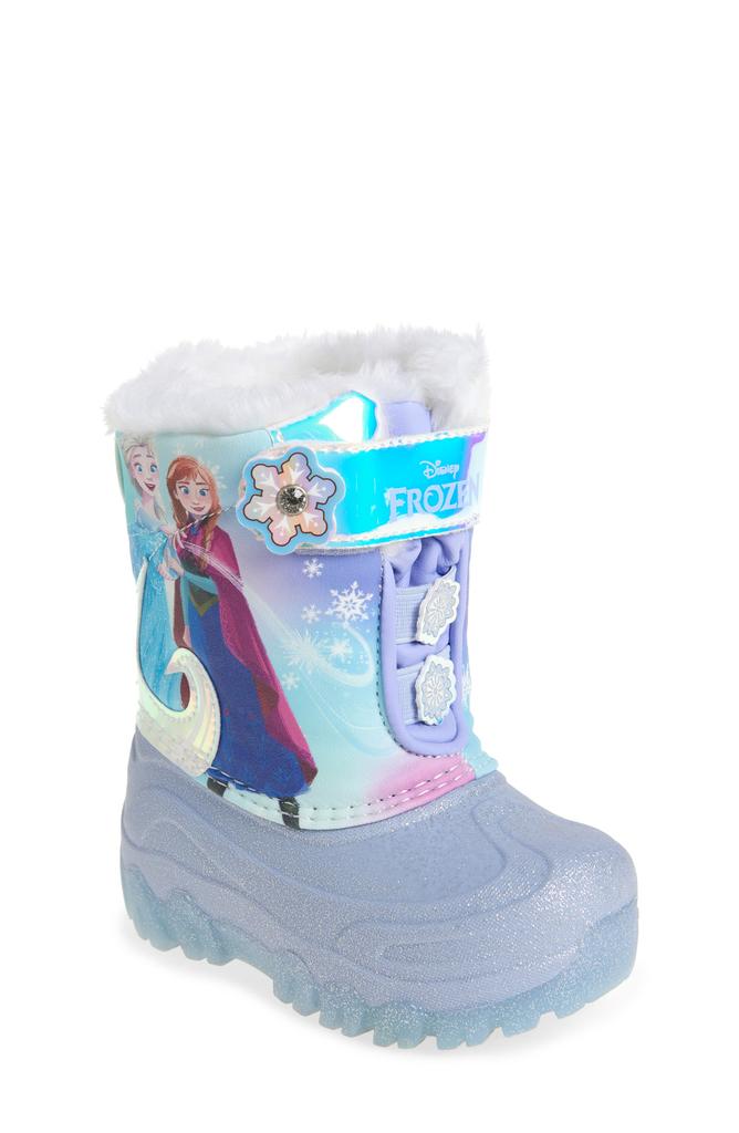 Harper Canyon Kids' Disney® Frozen Faux Fur Light Up Snow Boot