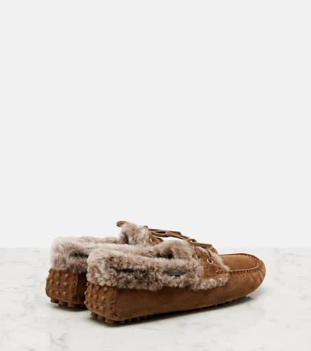 Brunello Cucinelli Monili suede driving shoes 2