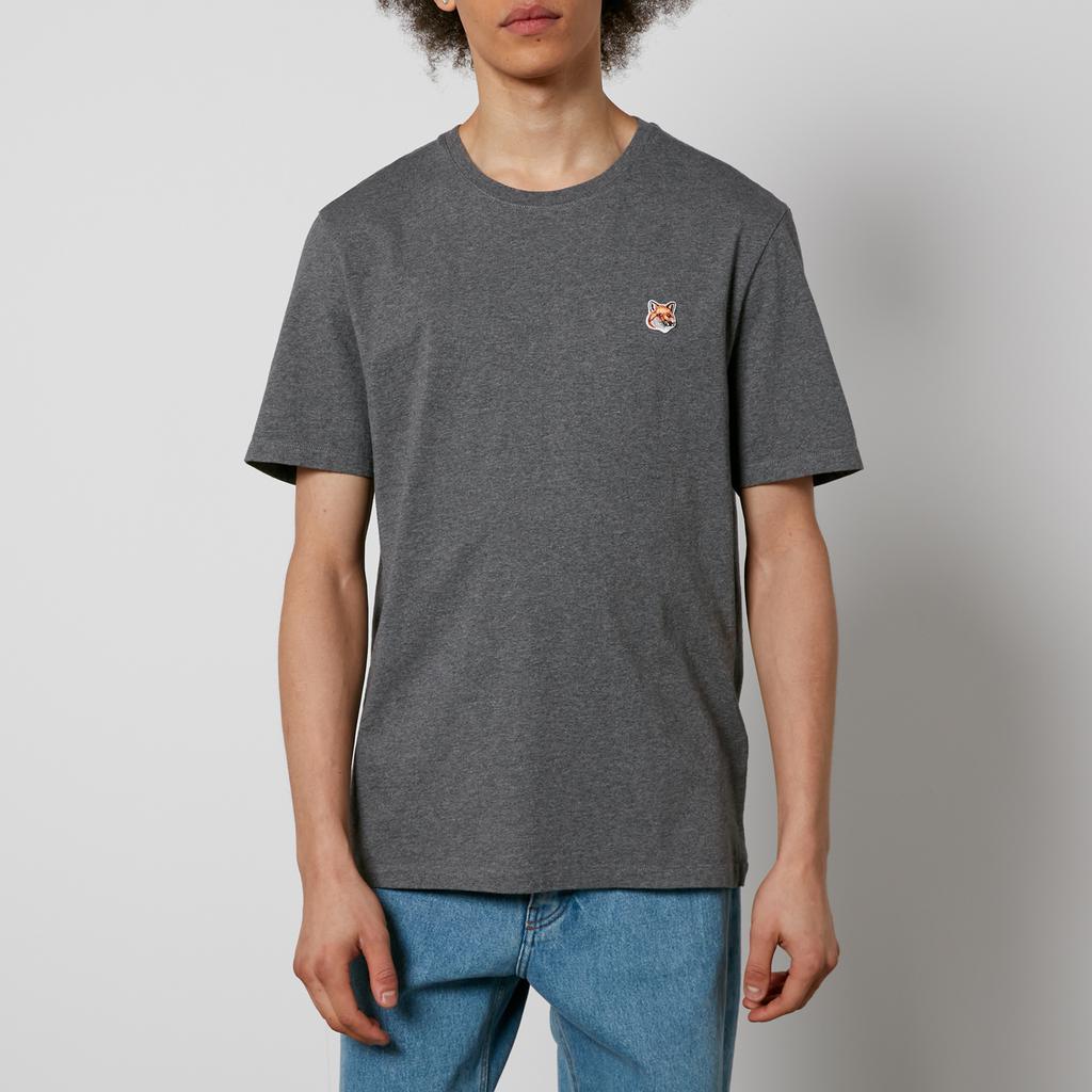 Maison Kitsune Cotton-Jersey Fox Head Patch T-Shirt