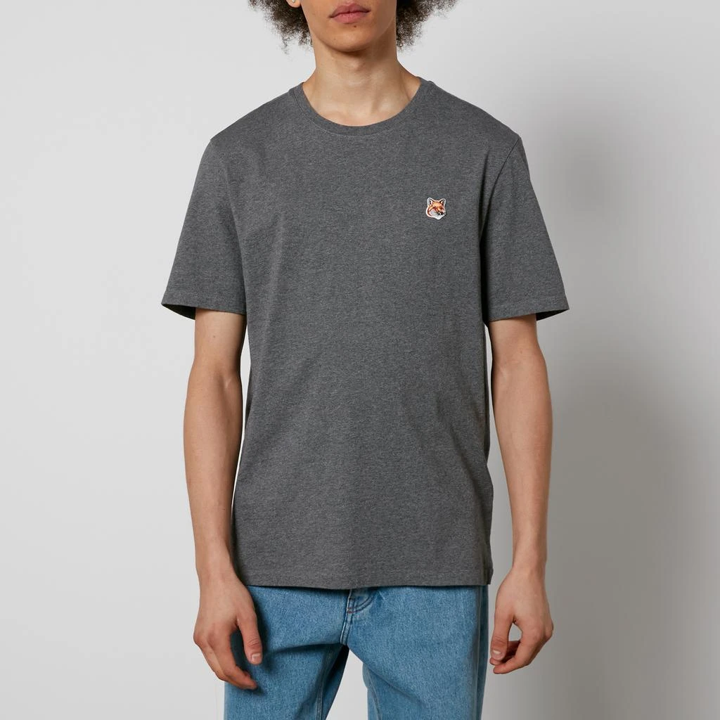 Maison Kitsuné Maison Kitsuné Cotton-Jersey Fox Head Patch T-Shirt 1