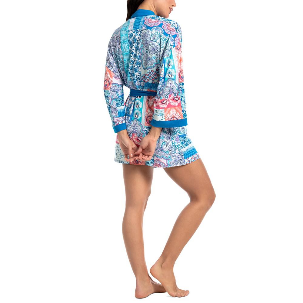 Linea Donatella Women's 3-Pc. Printed Travel Sleep Set