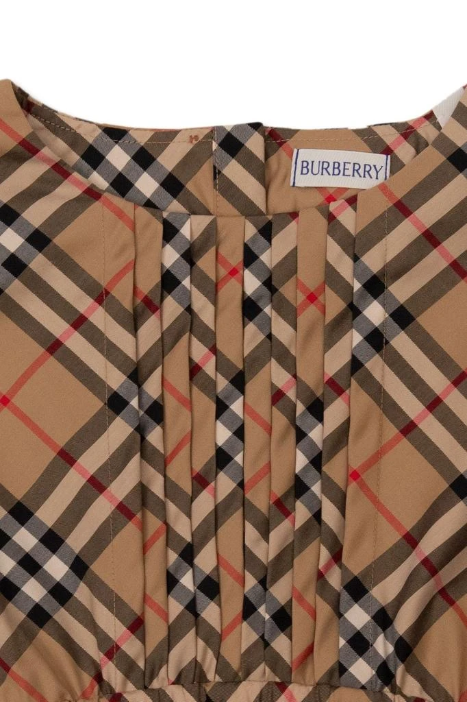 Burberry Kids Burberry Kids Vintage Check Pintuck Sleeveless Blouse 3