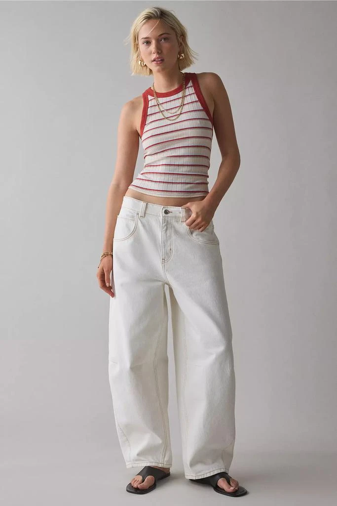 BDG BDG Charli Striped Ribbed Knit Cropped Tank Top 4