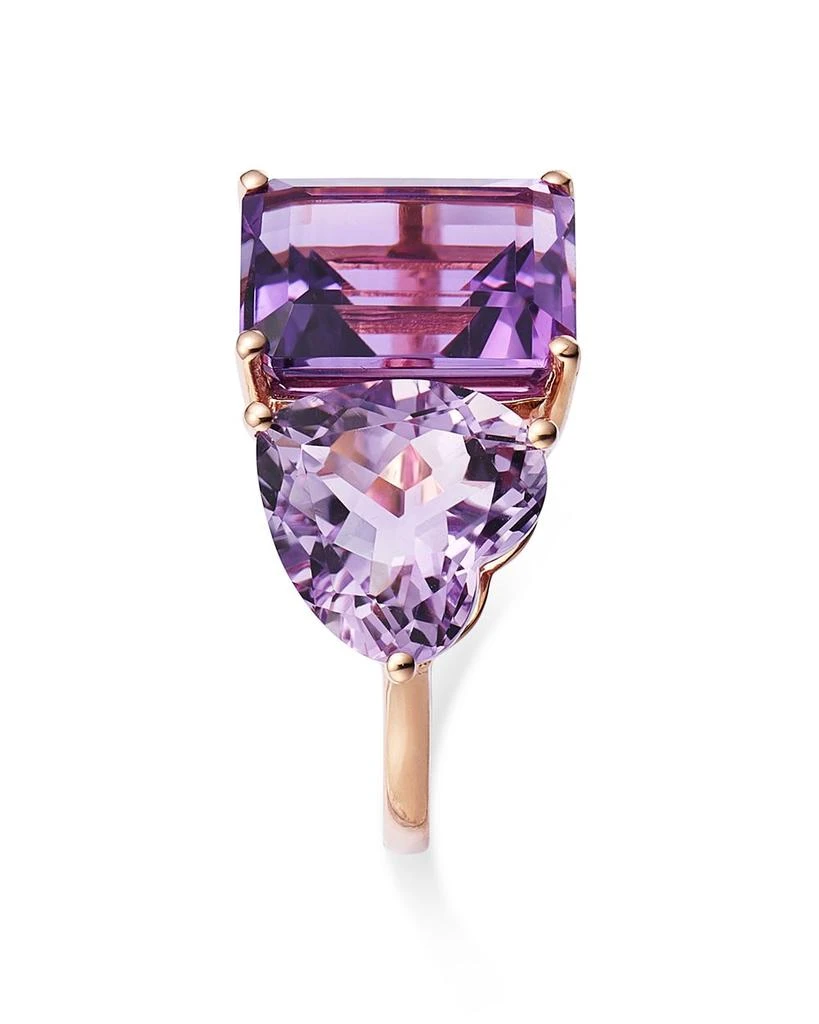 Bloomingdale's Amethyst & Pink Amethyst Ring in 14K Rose Gold 4