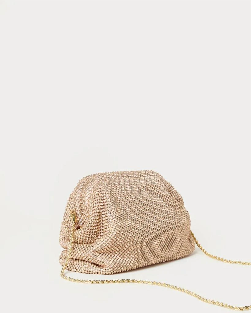 Loeffler Randall Doreen Frame Pouch Clutch In Peach 2