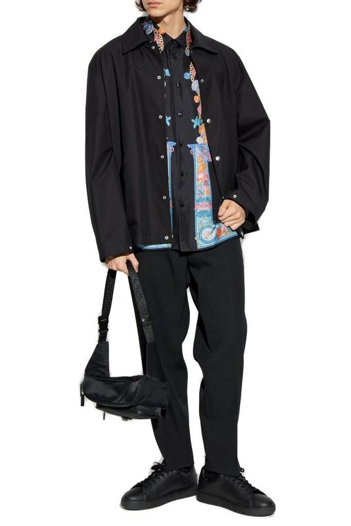 Versace Versace Pattern Print Long-Sleeve Shirt 4