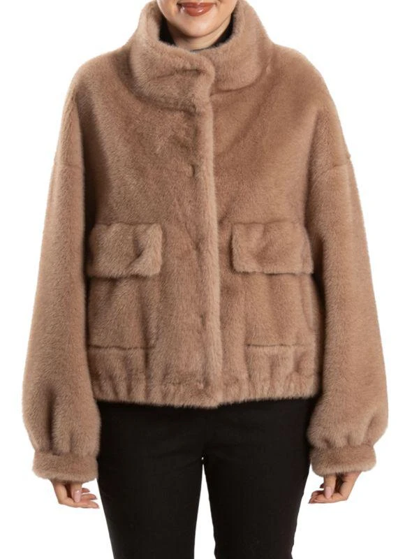 BELLE FARE Faux Fur Oversized Jacket 1