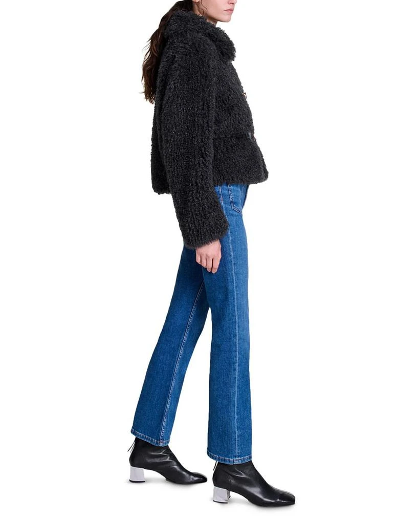 Maje Gabynette Faux Fur Coat 7