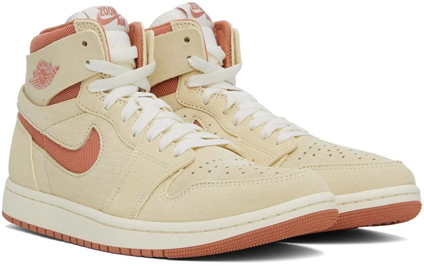 Jordan Beige Air Jordan 1 Zoom CMFT 2 Sneakers 4
