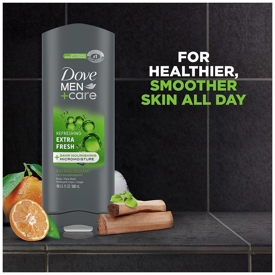 Dove Refreshing Body and Face Wash Extra Fresh 9
