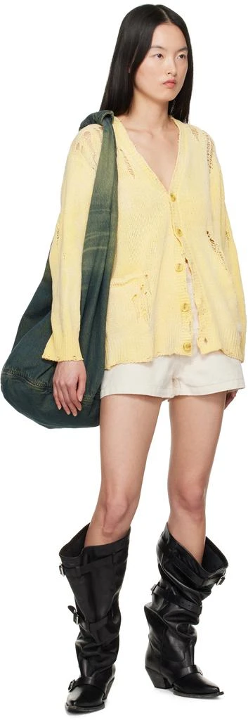 R13 Off-White Lace Back Sailor Shorts 4