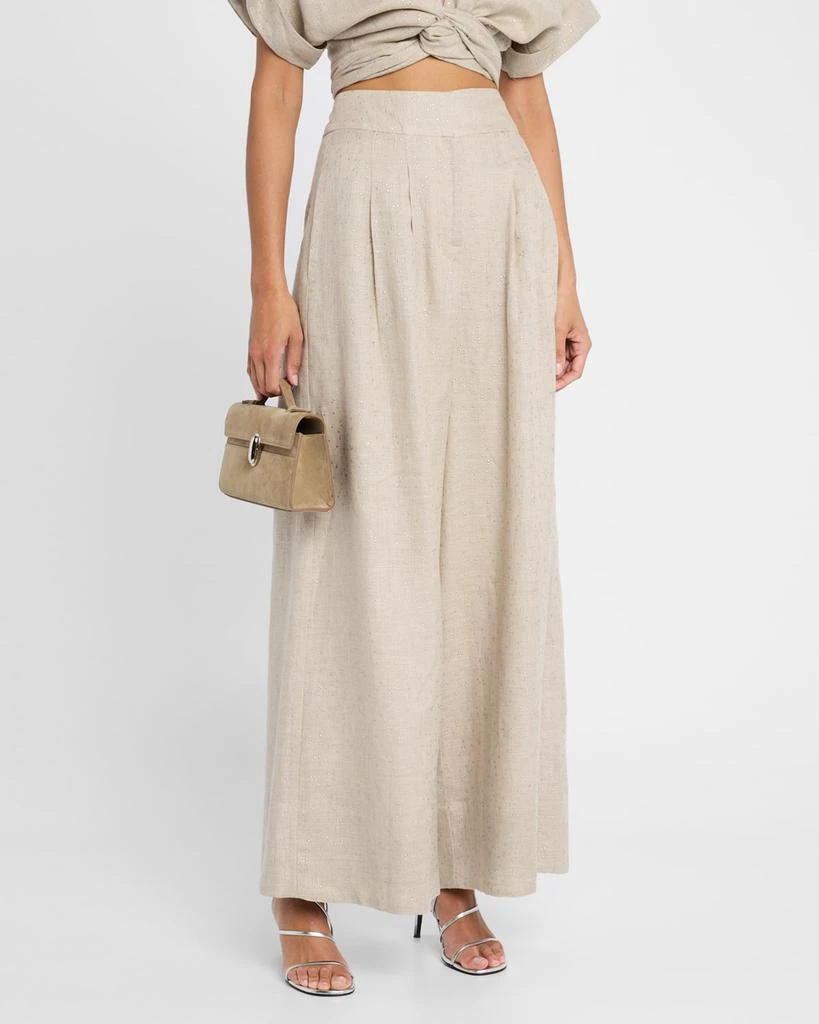 JBQ Logan 2.0 Embellished Wide-Leg Pants 4