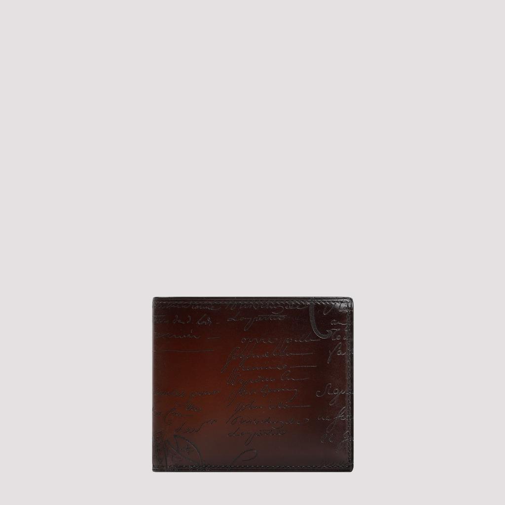 Berluti Calf Leather Neo Venezia Written Wallet