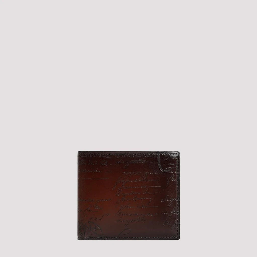 Berluti Calf Leather Neo Venezia Written Wallet 1