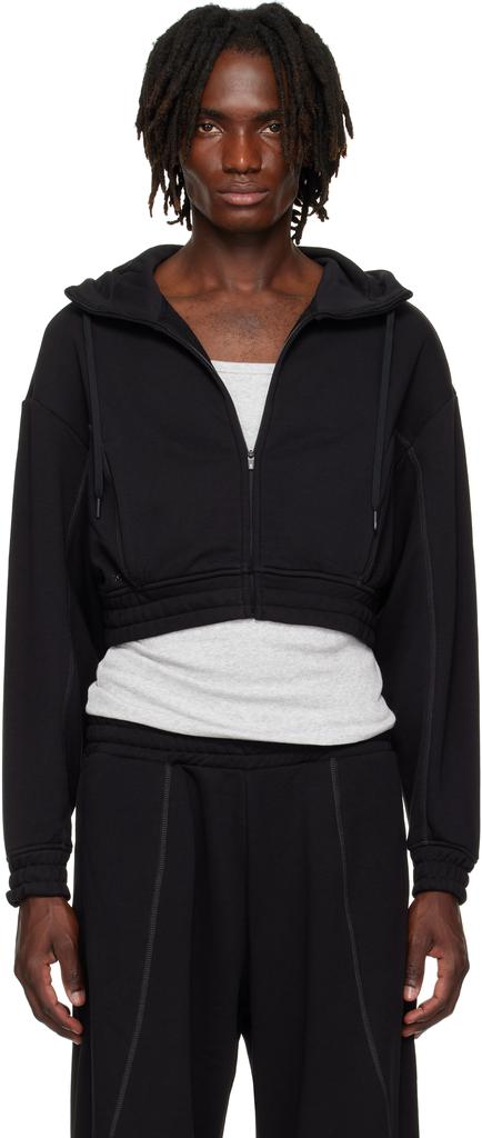 On Black FKA twigs Edition Club Cropped Hoodie