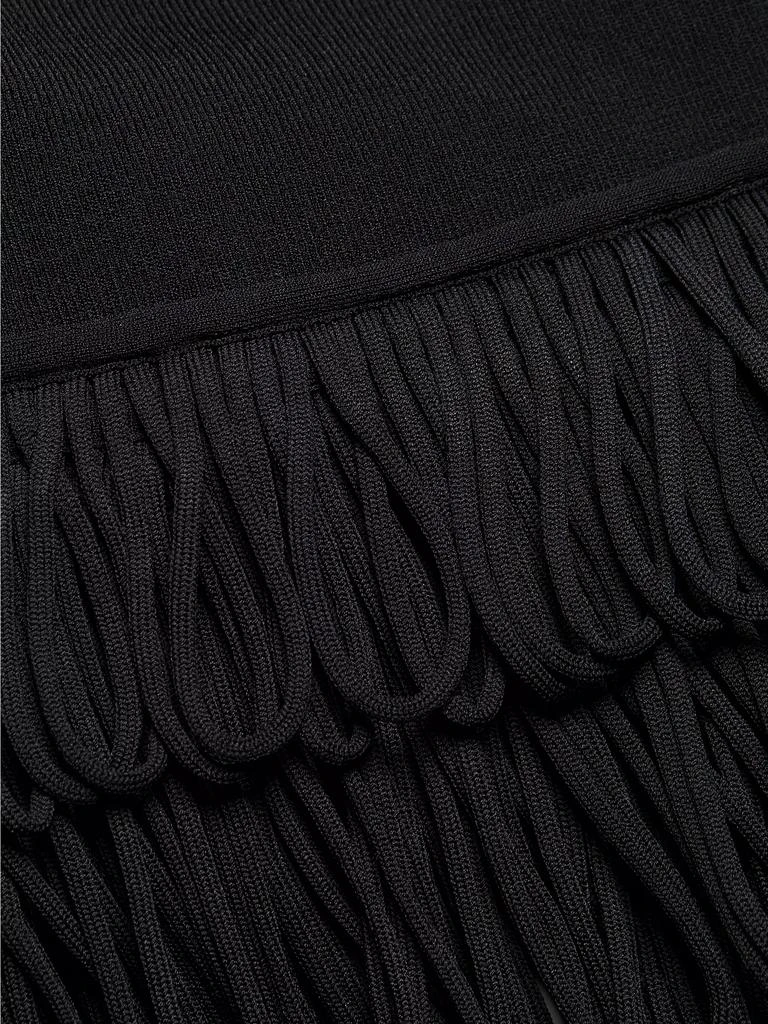Simon Miller Albers Fringed Knit Sleeveless Midi-Dress 7