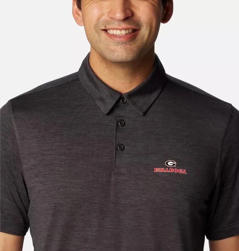Columbia Columbia Men's Collegiate Tech Trail  Polo - Georgia- 4