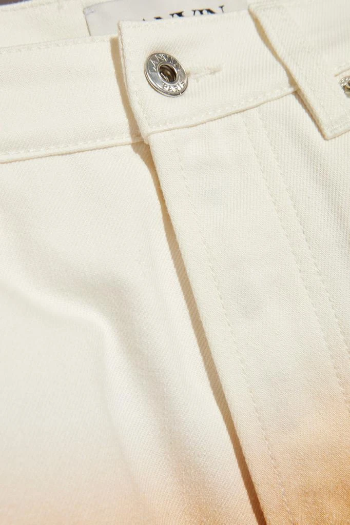Lanvin Lanvin Logo Patch Straight Leg Jeans 5