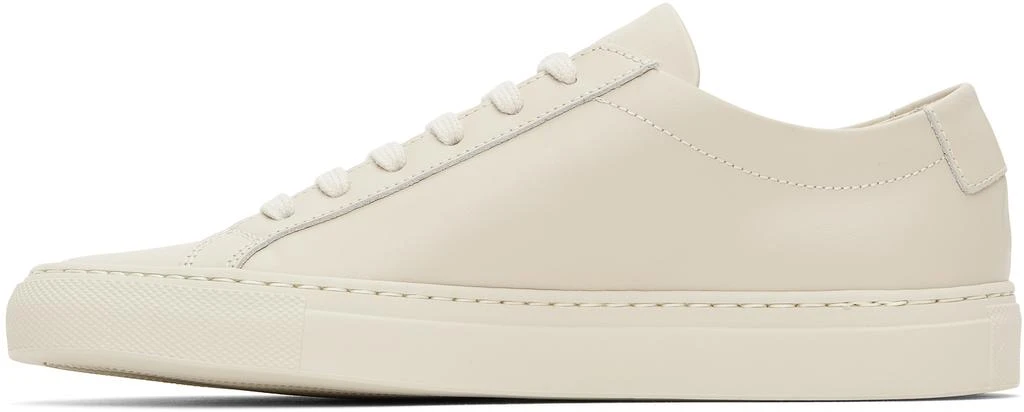 Common Projects Beige Original Achilles Low Sneakers 3
