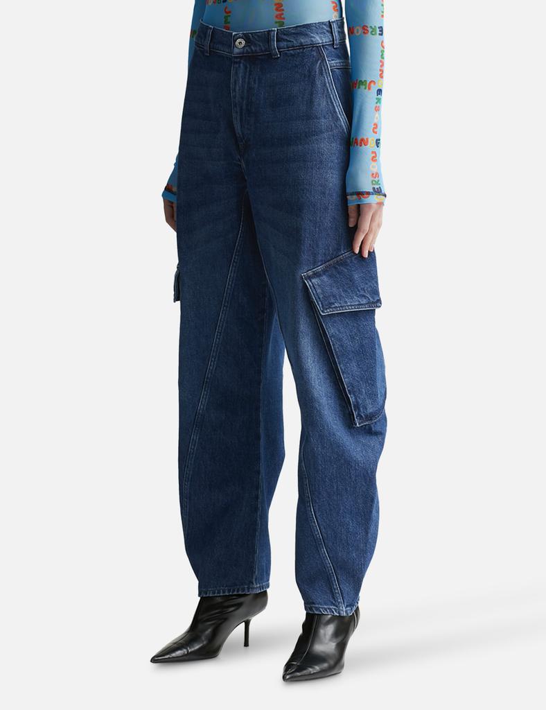 JW Anderson TWISTED CARGO Denim JEANS