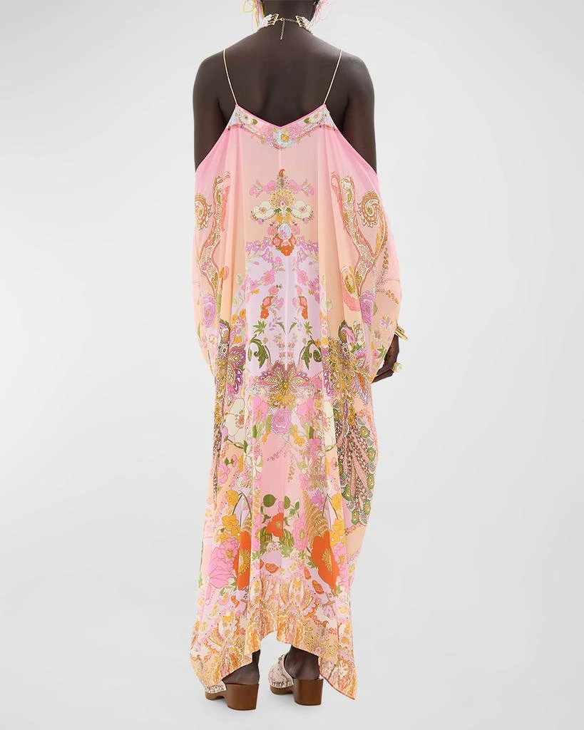 Camilla Clever Clogs Crystal Shoestring Strap Kaftan 4
