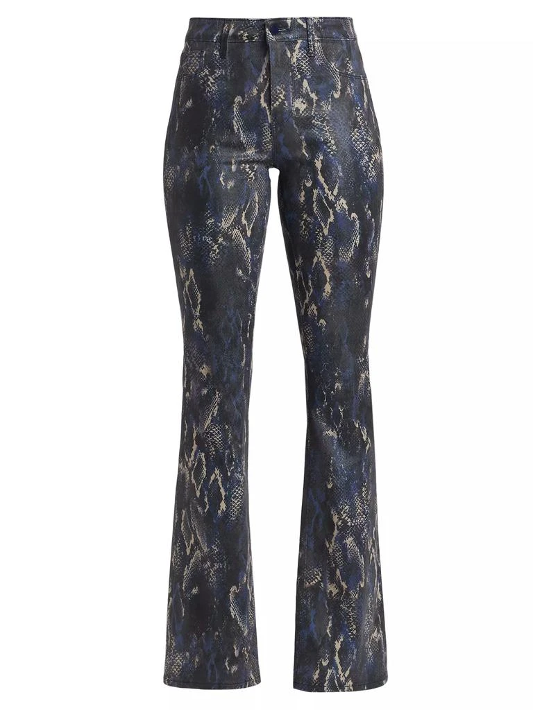 L'Agence Selma Snake High-Rise Sleek Baby Boot Jeans 1