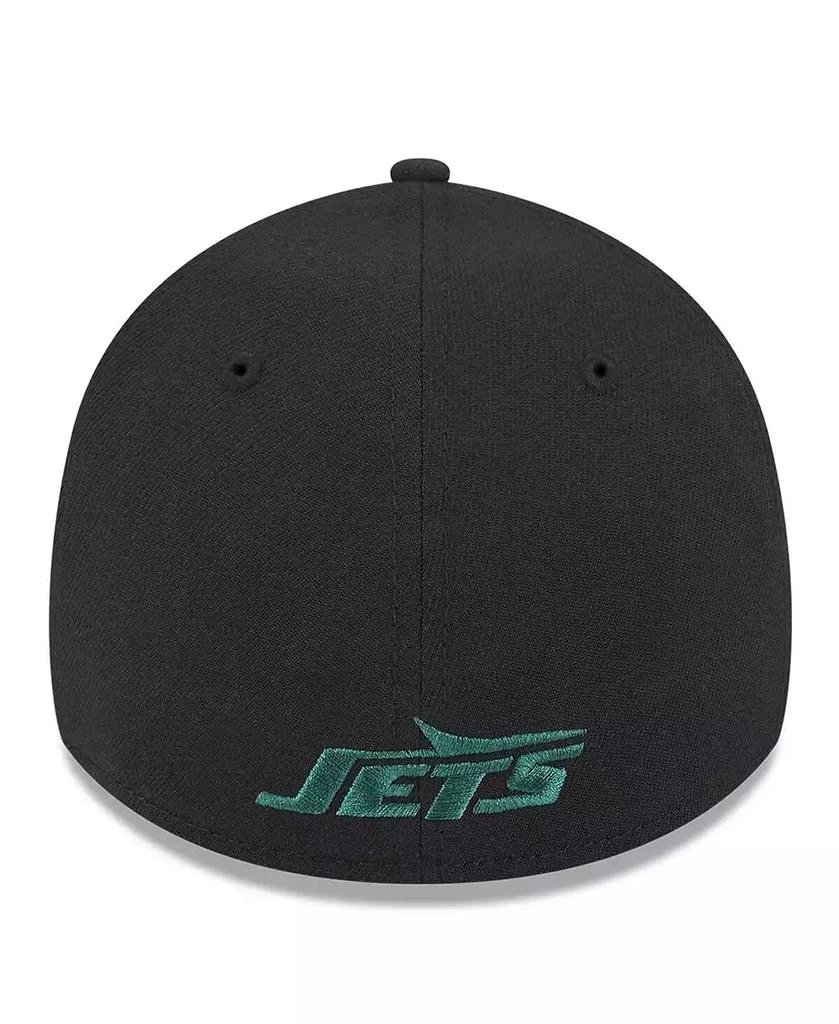 New Era Men's Black New York Jets NFL Standard 39THIRTY Flex Hat 4