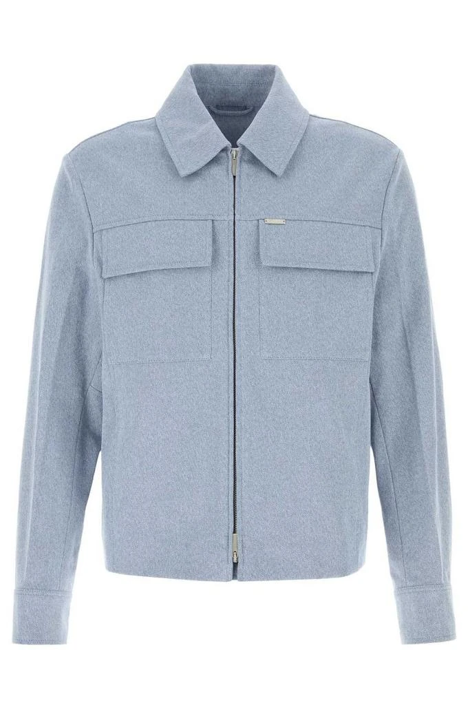 Salvatore Ferragamo Ferragamo Pocket Detailed Zipped Jacket 1