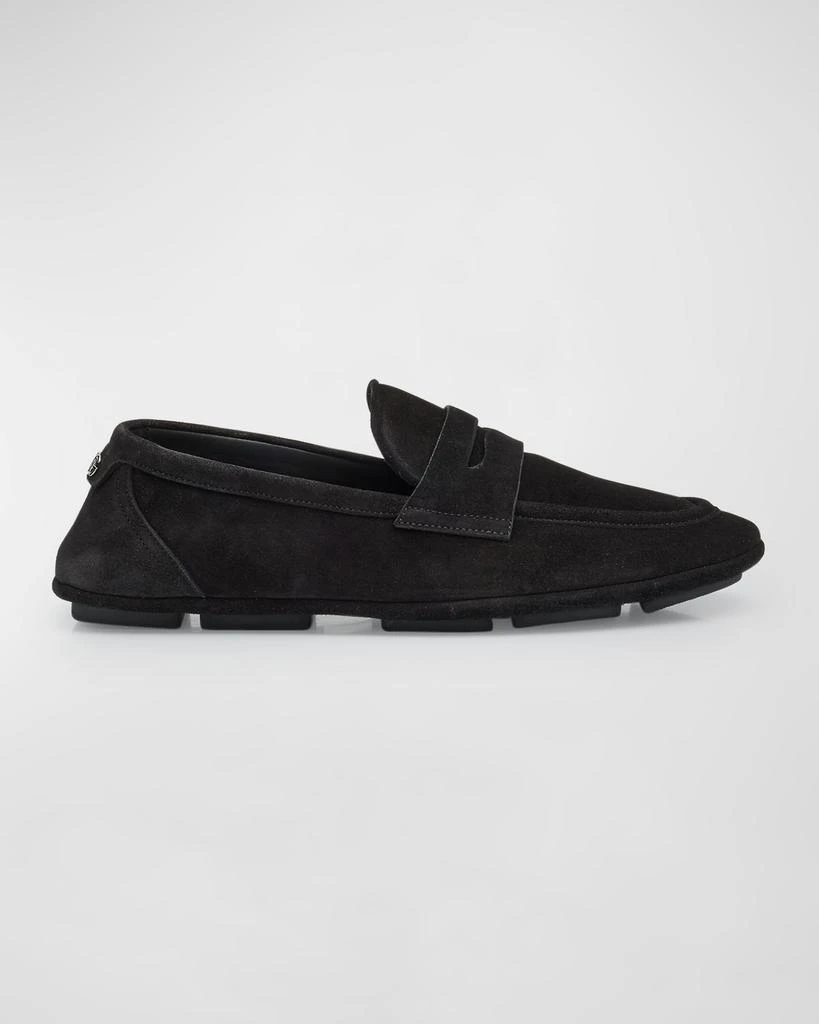 Dolce & Gabbana Men's Formale Suede Penny Loafers 1