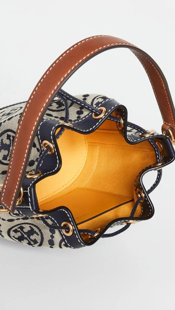 Tory Burch T Monogram Jacquard Bucket Bag 5